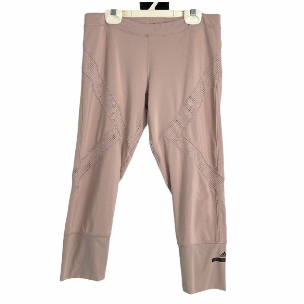 Adidas Stella McCartney dusty rose cropped legging